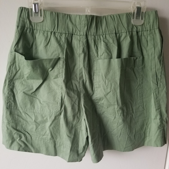 A New Day High Rise Poplin Shorts Olive Green Women's Size XS - Picture 4 of 4